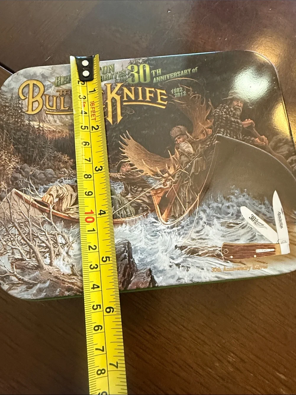 Remington The Bullet Knife 30th Anniversary Decorative Tin -Brown 2012  R1123set